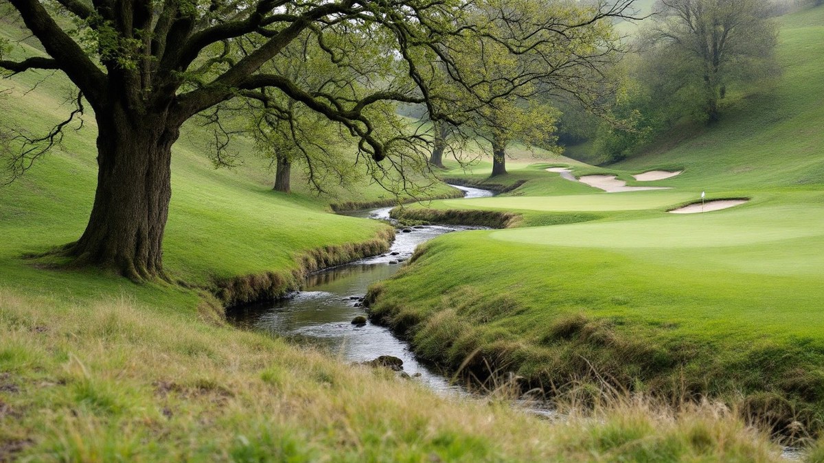 Alder Vale's fairways between oak woods